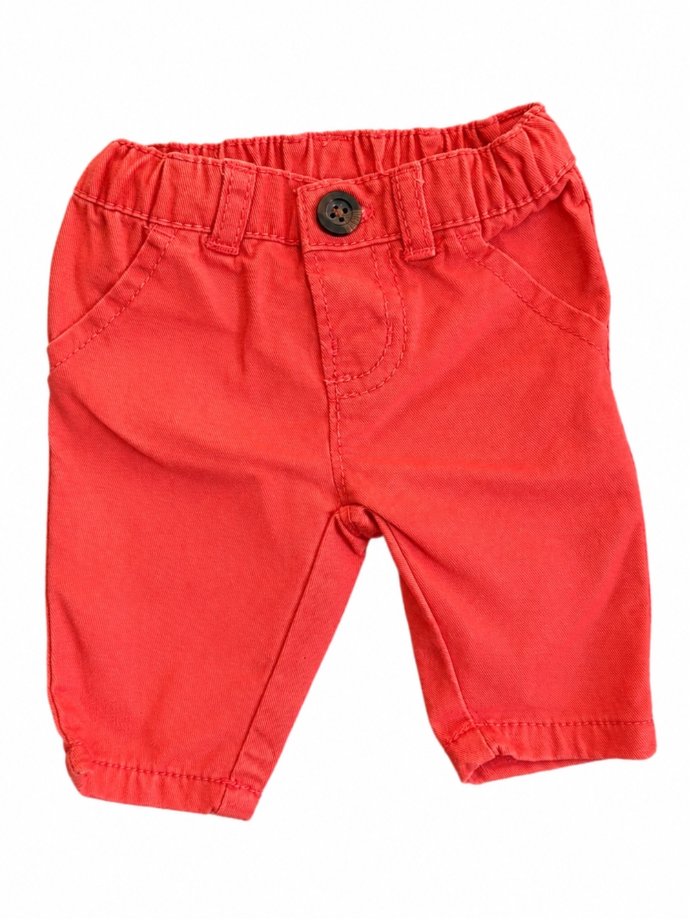 💕 3/10$ Carter's Coral-Red Stretch Waist Shorts